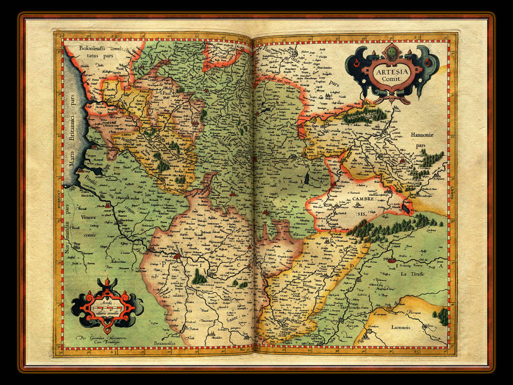 "Gerhard Mercator 1595 World Atlas - Cosmographicae" - Wallpaper No. 51 of 106. Right click for saving options.