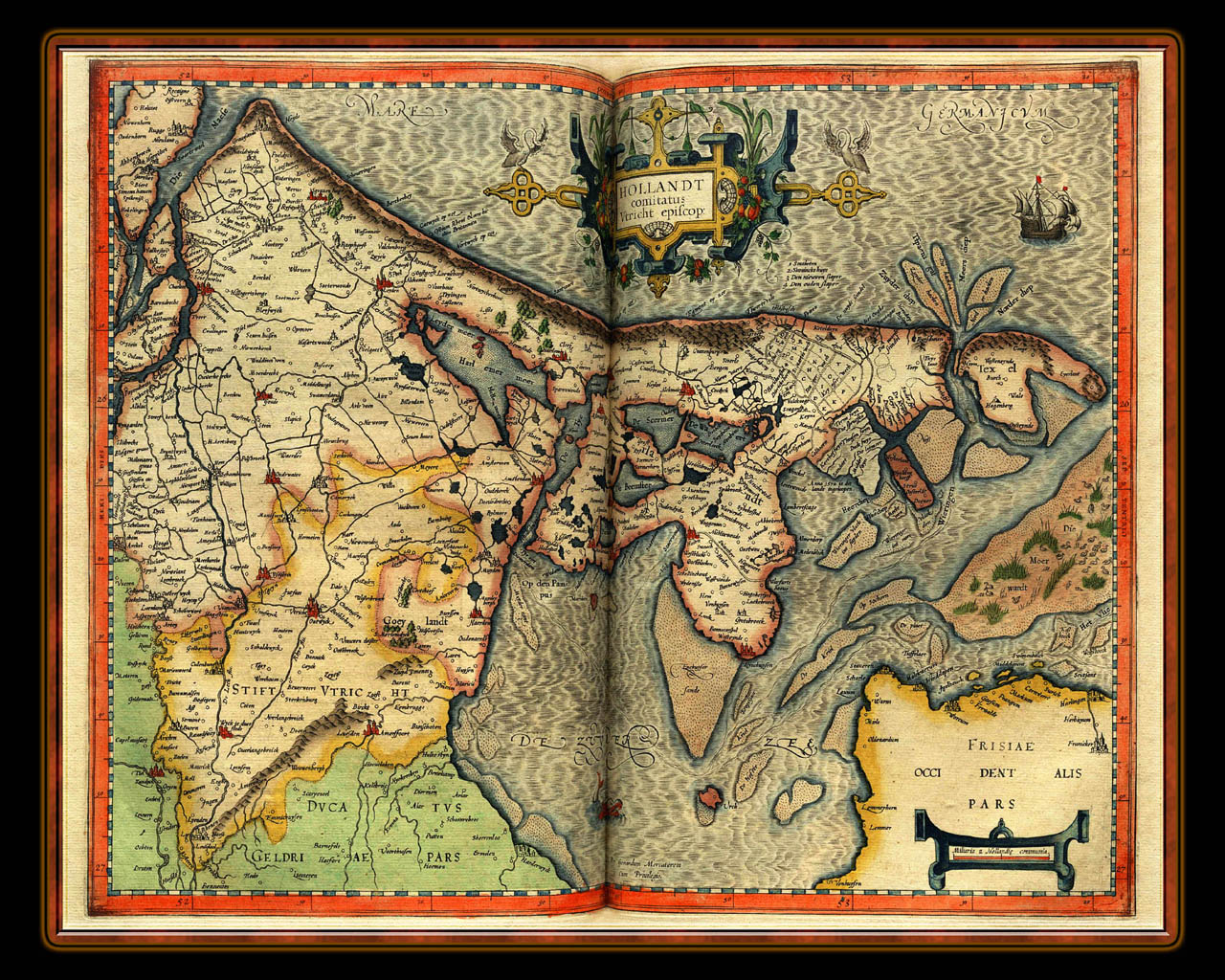 "Gerhard Mercator 1595 World Atlas - Cosmographicae" - Wallpaper No. 54 of 106. Right click for saving options.