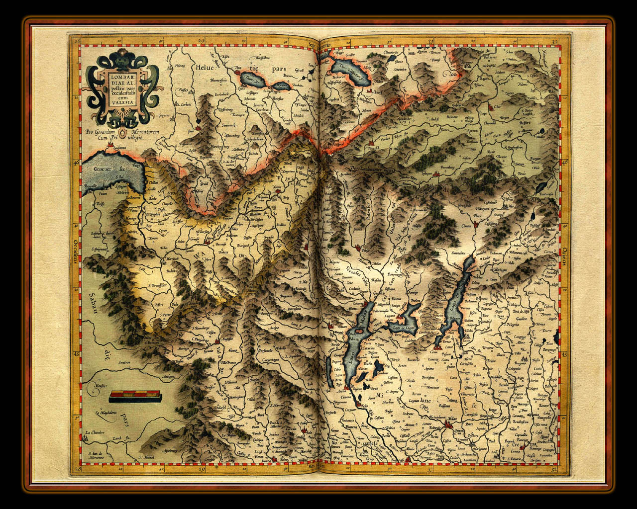"Gerhard Mercator 1595 World Atlas - Cosmographicae" - Wallpaper No. 21 of 106. Right click for saving options.