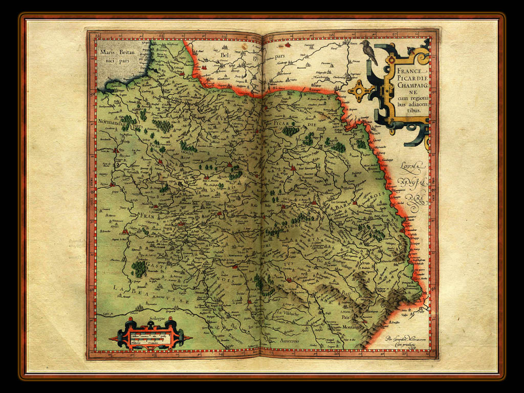 "Gerhard Mercator 1595 World Atlas - Cosmographicae" - Wallpaper No. 69 of 106. Right click for saving options.