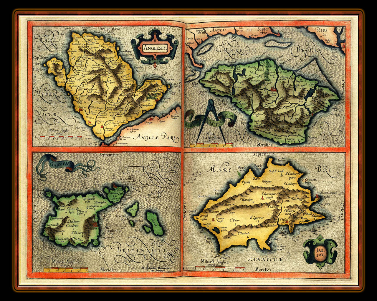 "Gerhard Mercator 1595 World Atlas - Cosmographicae" - Wallpaper No. 84 of 106. Right click for saving options.