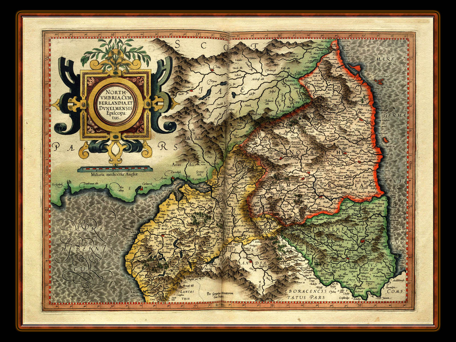 "Gerhard Mercator 1595 World Atlas - Cosmographicae" - Wallpaper No. 89 of 106. Right click for saving options.