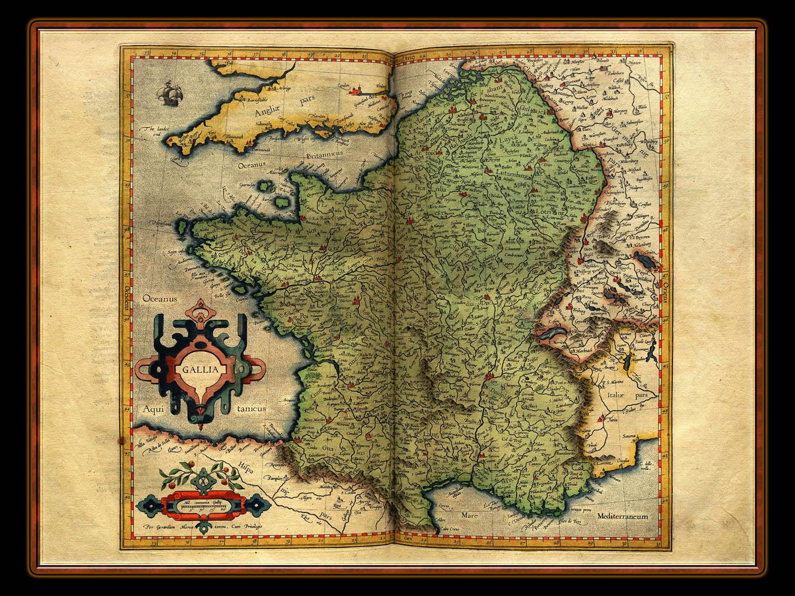 "Gerhard Mercator 1595 World Atlas - Cosmographicae" - Wallpaper No. 72 of 106. Right click for saving options.