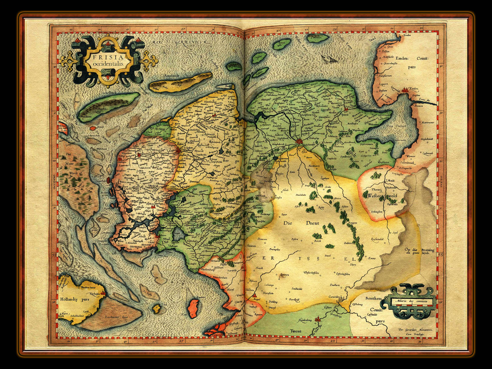 "Gerhard Mercator 1595 World Atlas - Cosmographicae" - Wallpaper No. 47 of 106. Right click for saving options.