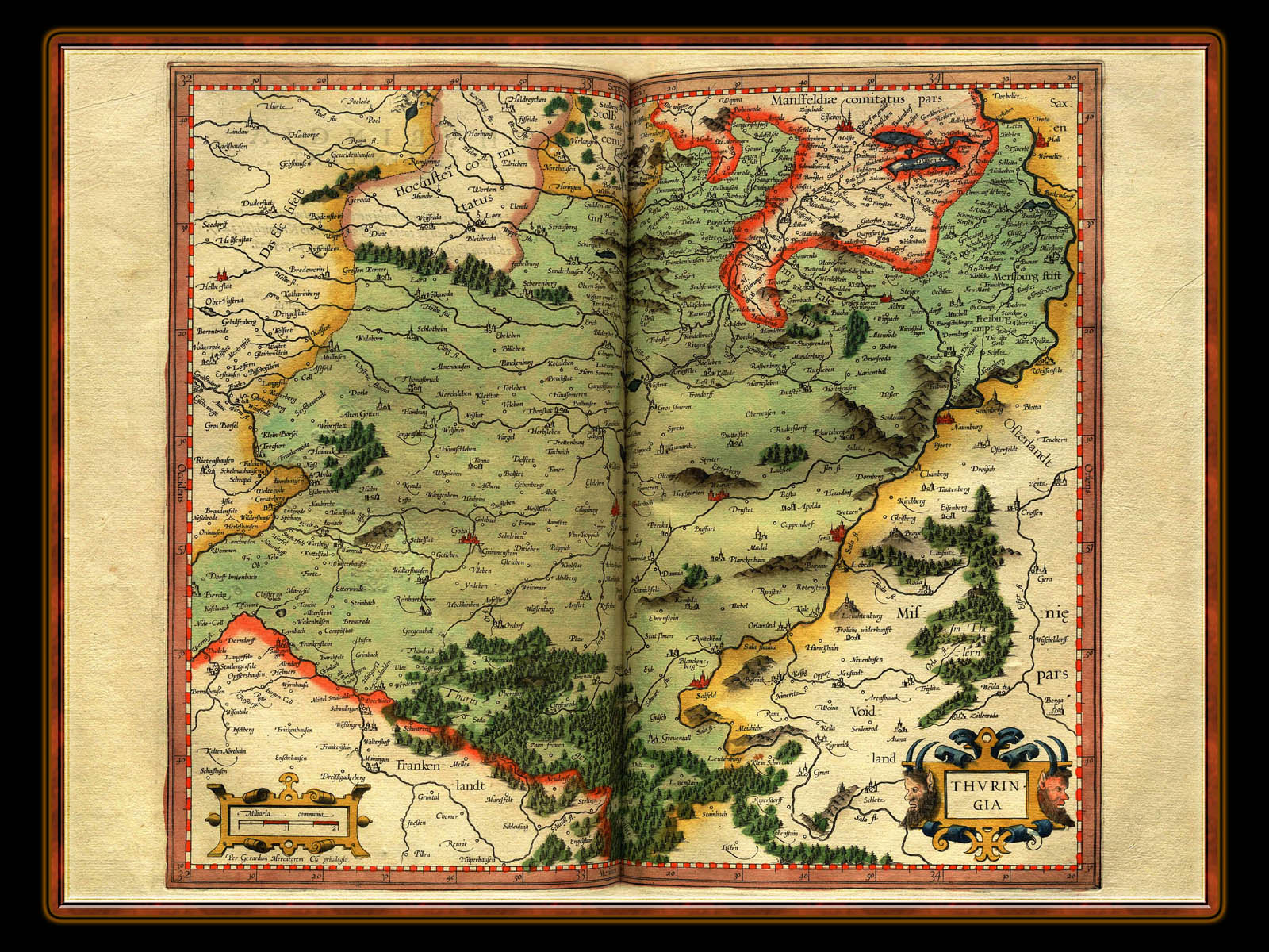 "Gerhard Mercator 1595 World Atlas - Cosmographicae" - Wallpaper No. 34 of 106. Right click for saving options.