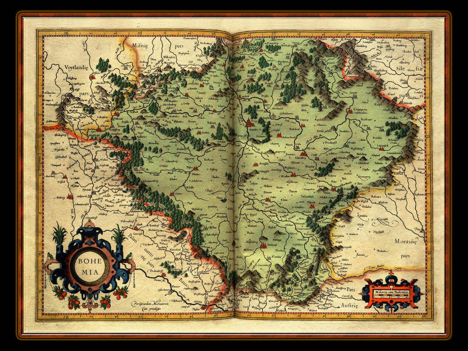 "Gerhard Mercator 1595 World Atlas - Cosmographicae" - Wallpaper No. 28 of 106. Right click for saving options.