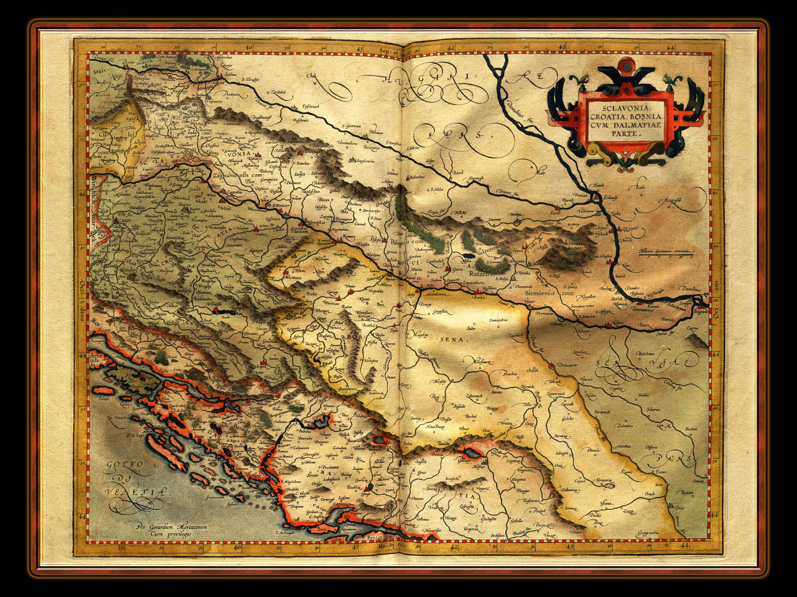 "Gerhard Mercator 1595 World Atlas - Cosmographicae" - Wallpaper No. 6 of 106. Right click for saving options.