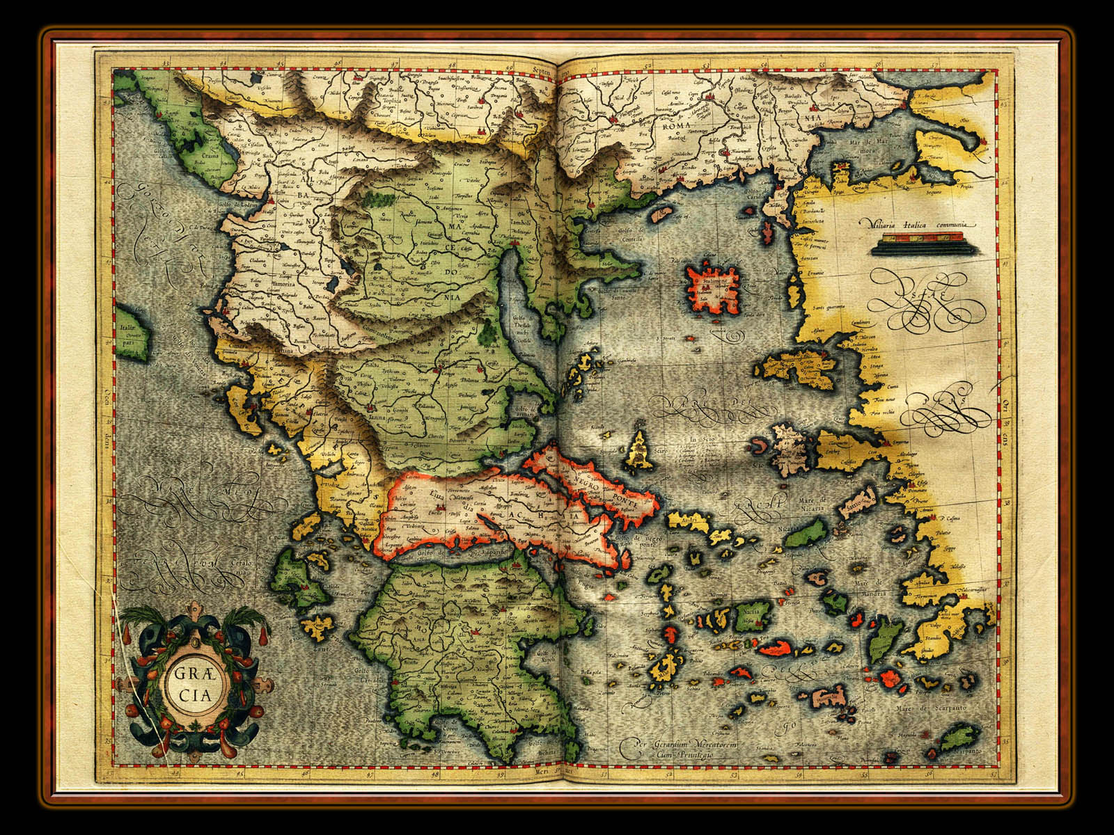 "Gerhard Mercator 1595 World Atlas - Cosmographicae" - Wallpaper No. 4 of 106. Right click for saving options.